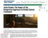 <p>A typical story in blog format. Quotes in the text (lower left) move out into the left white space on larger screens to leave more room for the text.</p><a href="https://bcct.ngo/news-blog-and-resources/stories/janie-brown-the-power-of-the-integrative-approach-in-breast-cancer-treatment" target="_blank" class="popup-external-link">View this page on the Web</a>